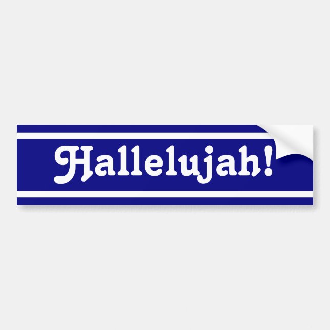 Halleluja! Bildekal (Framsidan)