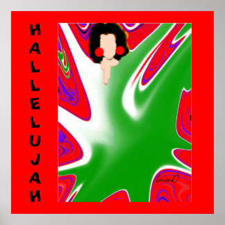 Halleluja! Kanvastryck Poster