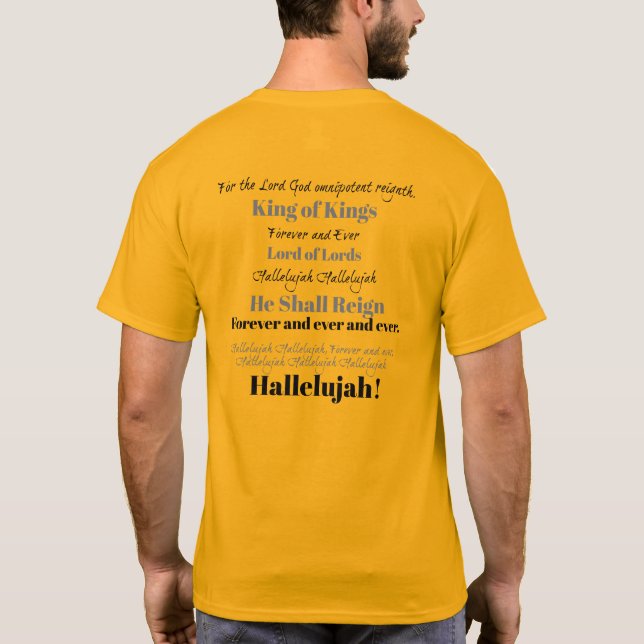 Hallelujah Chorus Shirt T (Baksida)