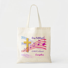 HALLELUJAH CHRIST IS RISEN Custom Christian Easter Tygkasse