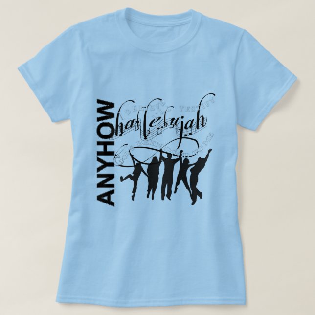 Hallelujah i alla fall tröja (Design framsida)