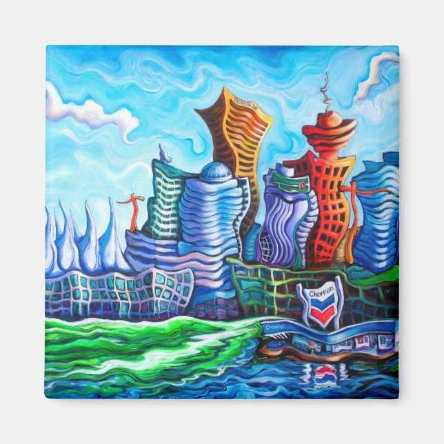 Hallelujah Point Vancouver Magnet (Framsidan)