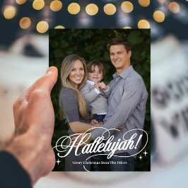 Hallelujah Religiös Jul Fotokort Julkort