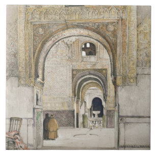 Hallen av de två systrarna (Sala de las DOS Herma Kakelplatta