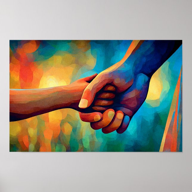 Hållen i din hand poster (Framsidan)