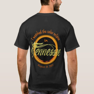 Hållen ögonen på sol- förmörkelseTN-manar skj T Shirt