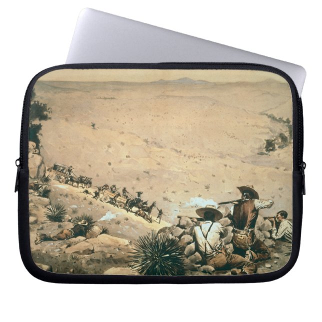 "Hållen upp", c.1900 (olja på kanfas) Laptop Sleeve (Framsidan)