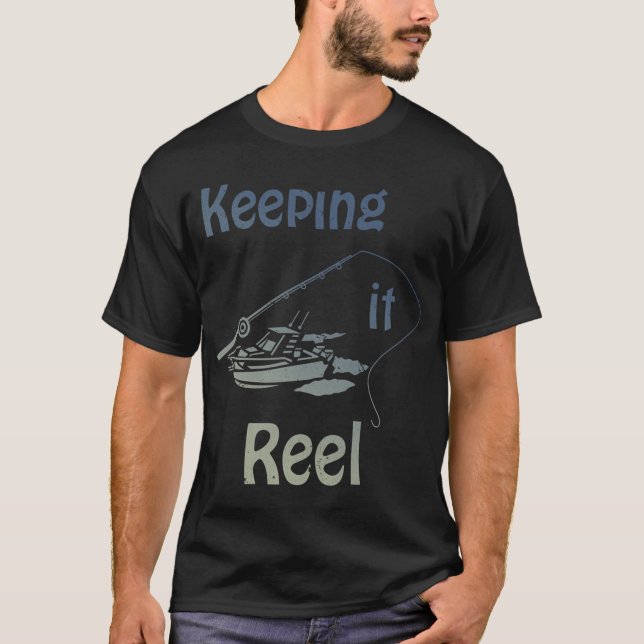 Håller det verkligt - Fiske T Shirt (Framsida)