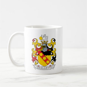 Hallett familjvapensköld kaffemugg