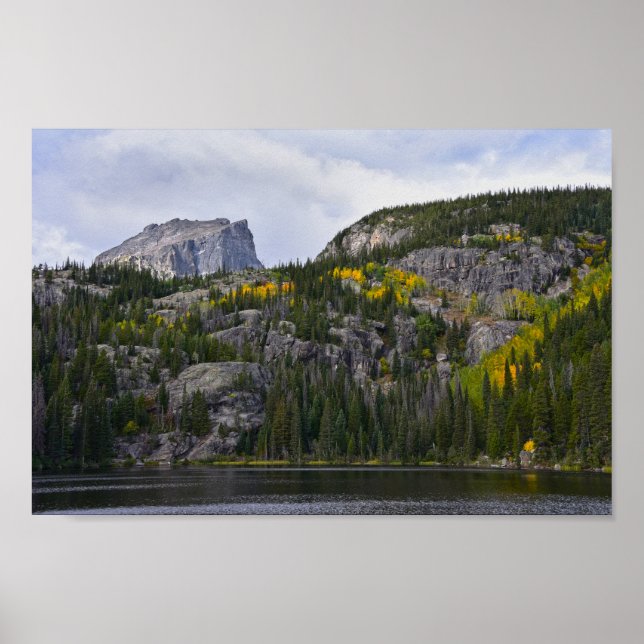 Hallett Peak, Rocky Mountain National Park, CO Poster (Framsidan)