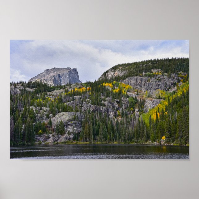 Hallett Peak, Rocky Mountain National Park, CO Poster (Framsidan)