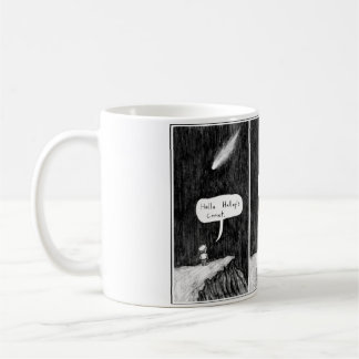 Halleys tecknad kaffemugg