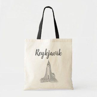 Hallgrímskirkja, Reykjavík, Island Tygkasse