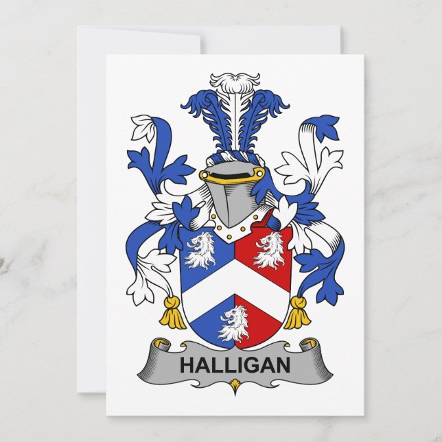 Halligan Family Crest (Framsida)