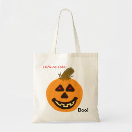 Hallloween Orange Jack-o-Lantern Tygkasse