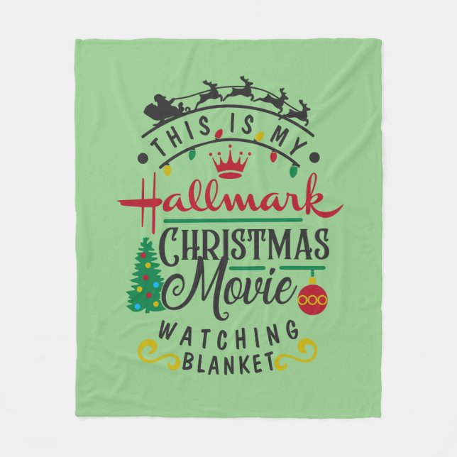 Hallmark julfilm Blanket Fleecefilt (Framsidan)