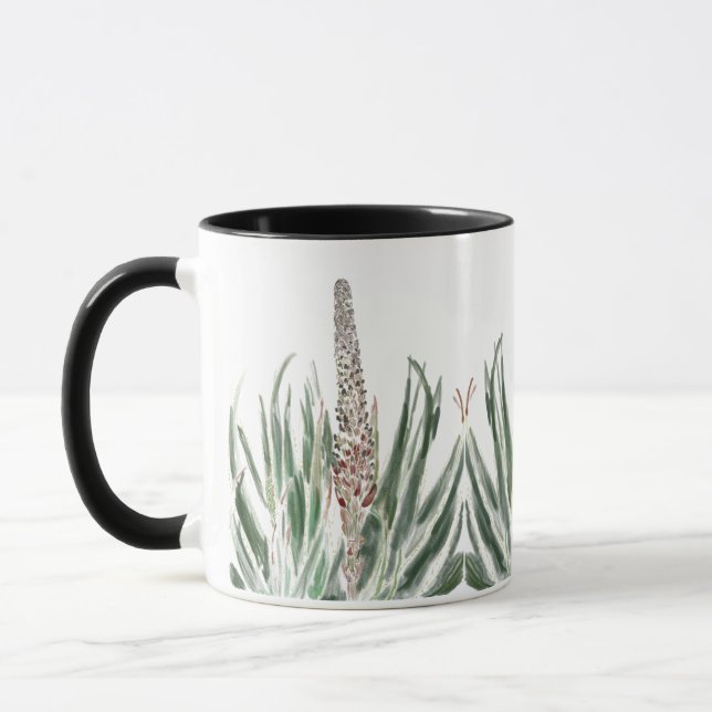 Hallo Aloe Two-Tone Coffee Mugg (Vänster)