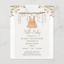 Hallo Baby Boho Kläder Flicka Bohemian Baby Shower