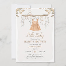 Hallo Barnkläders Girl Bohemian Baby Shower