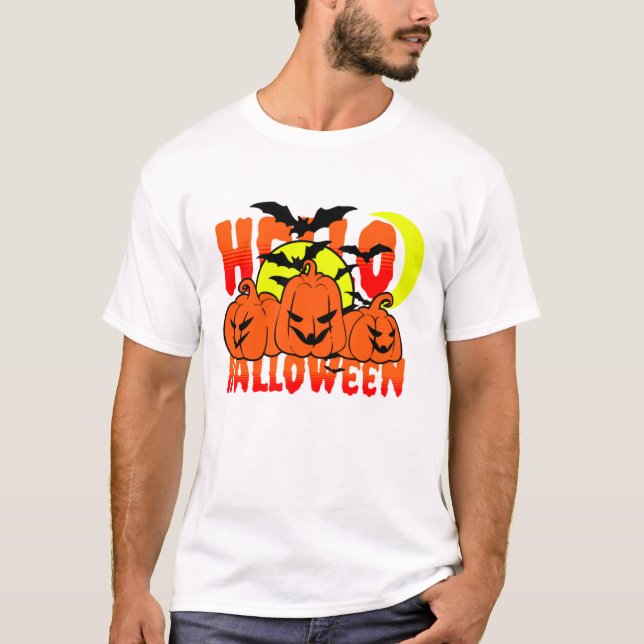 hallo halloween t shirt (Framsida)