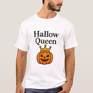 Hallo Queen Funny Halloween Costume Shirt T