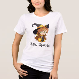 Hallo Queen | Halloween T Shirt