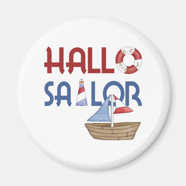 Hallo Sailor Magnet (Framsidan)