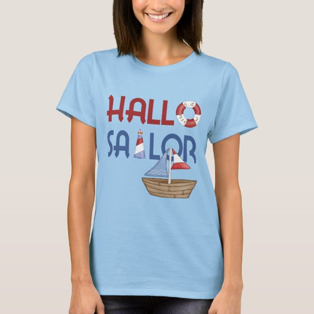 Hallo Sailor T-shirt (Framsida)