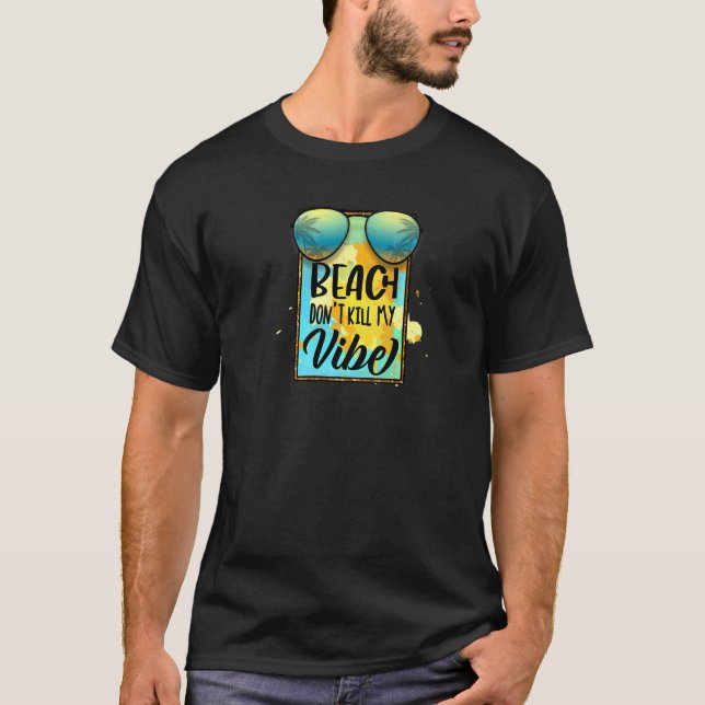 Hallo Summer Beach T Shirt (Framsida)