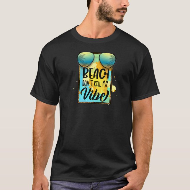 Hallo Summer Beach T Shirt (Framsida)
