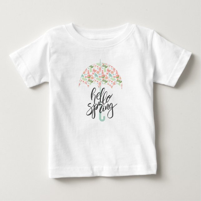 Halloj vårparaply t shirt (Framsida)