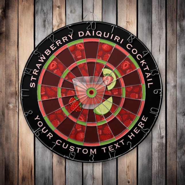 Hallon Daiquiri Cocktail Dart Board Darttavla (Skapare uppladdad)