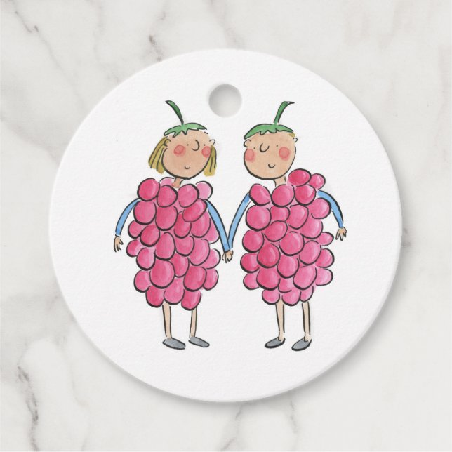 hallon gåvor etiketter (Framsida)