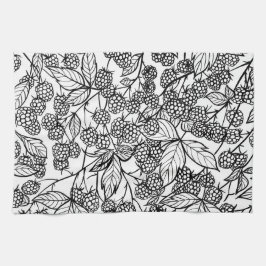 hallon hand plockade mönster kökshandduk