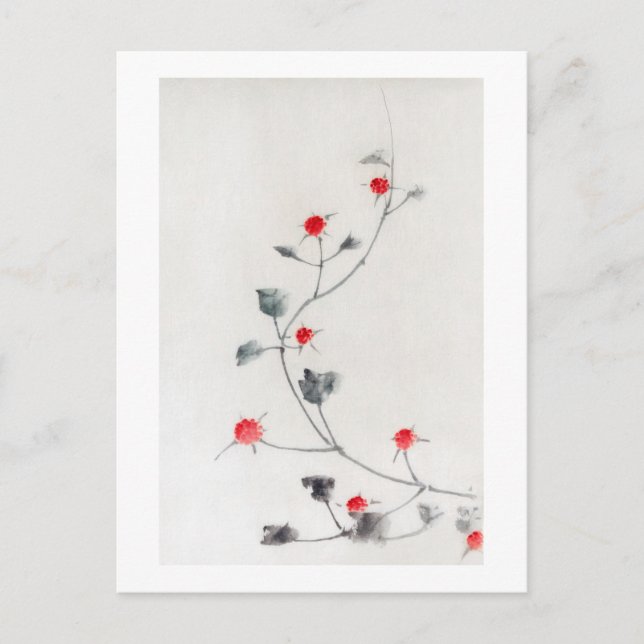 hallon, Hokusai, Ukiyo-e Vykort (Framsida)