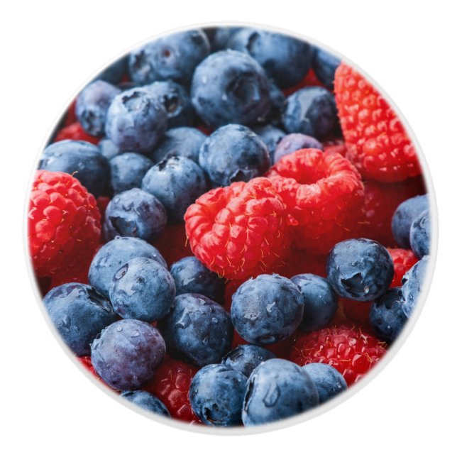 Hallon och blåbär knopp (Framsidan)