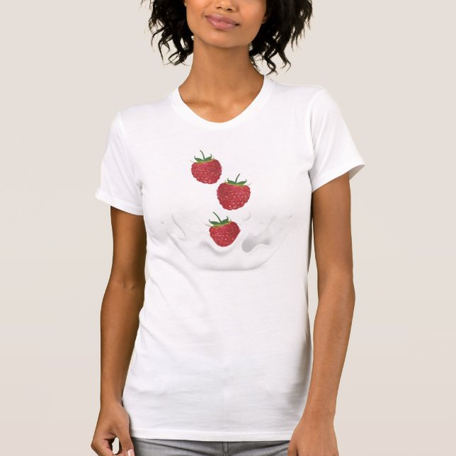 Hallon och Cream T Shirt (Framsida)