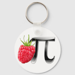 Hallon- och Pi-symbol Nyckelring