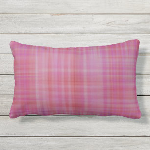 Hallon Sherbet Plaid Utomhus Ländkudde Utomhuskudde