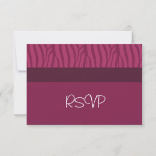 Hallonbröllop RSVP OSA Kort