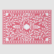 Hallond traditionell benintarsia decoupagepapper