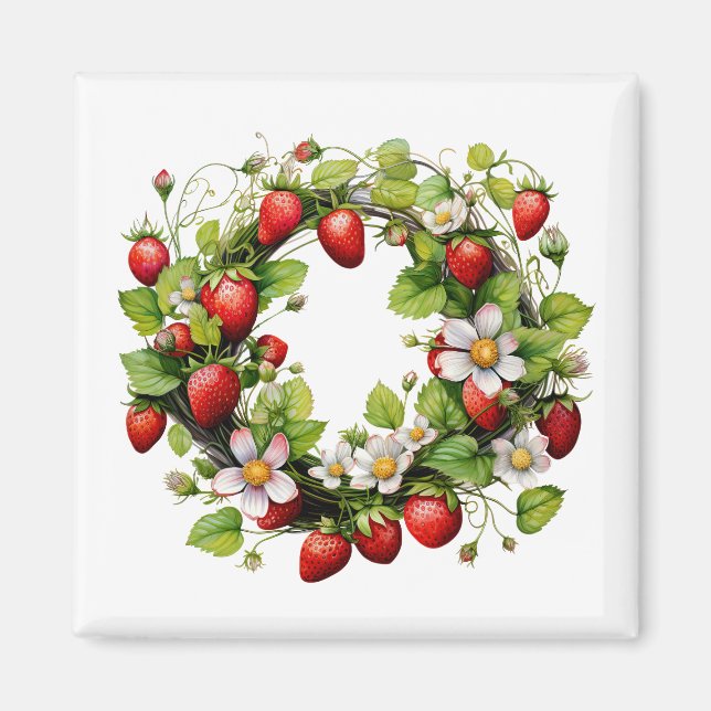 Hallondroningkrona Magnet   (Framsidan)