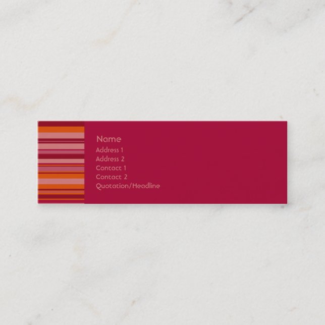 HallonFizz •, Profilecard Mini Visitkort (Framsida)