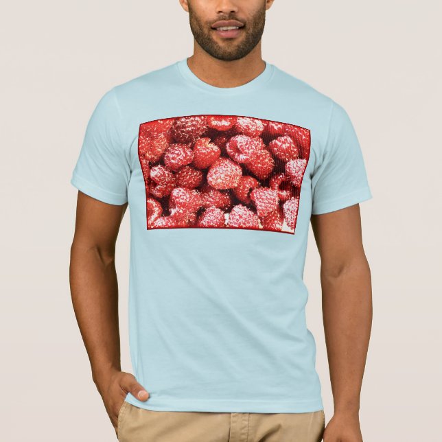 "Hallonfrukt", Cute Photo. Köp nu T Shirt (Framsida)