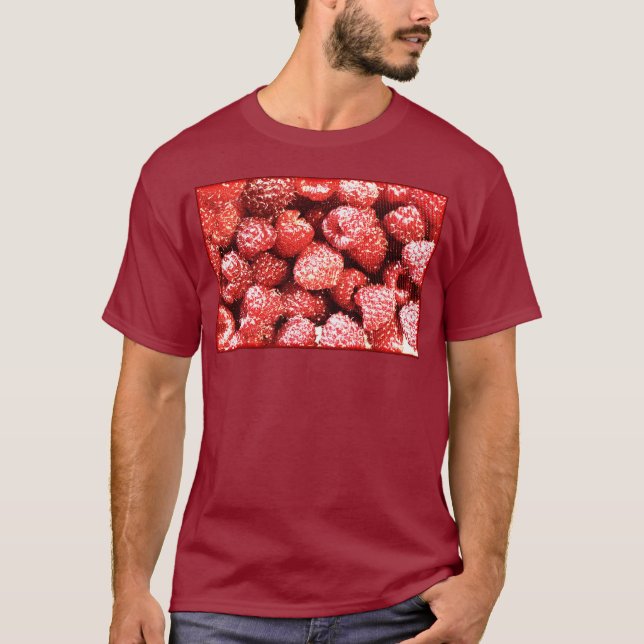 "Hallonfrukt", Cute Photo. Köp nu T Shirt (Framsida)