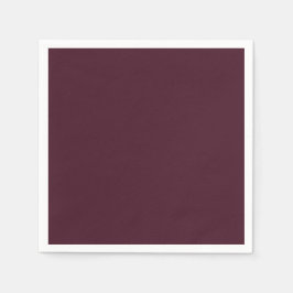 Hallongrönt, enfärgat burgundy pappersservett