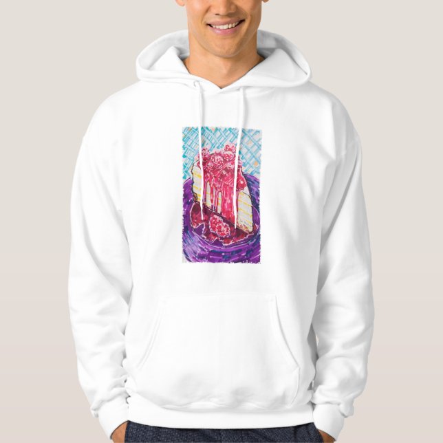 Hallonkaka Hoodie (Framsida)