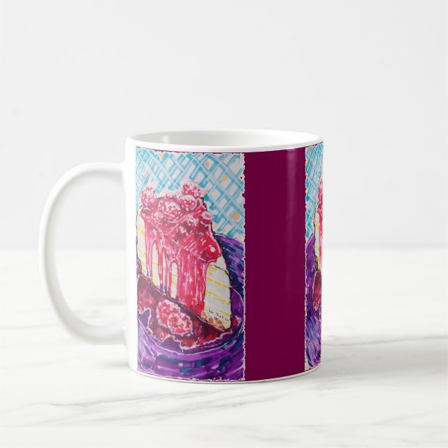 Hallonkaka Kaffemugg (Vänster)