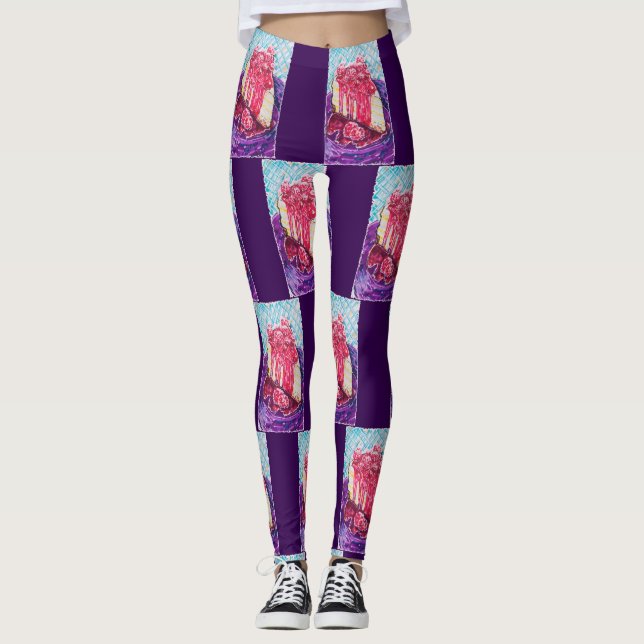 Hallonkaka Leggings (Framsida)