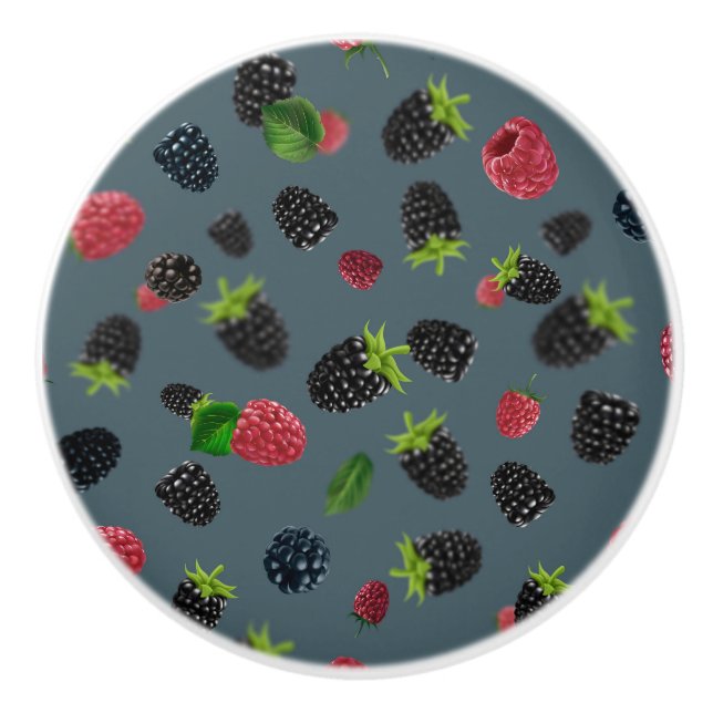 Hallonmönster 2 knopp (Framsidan)